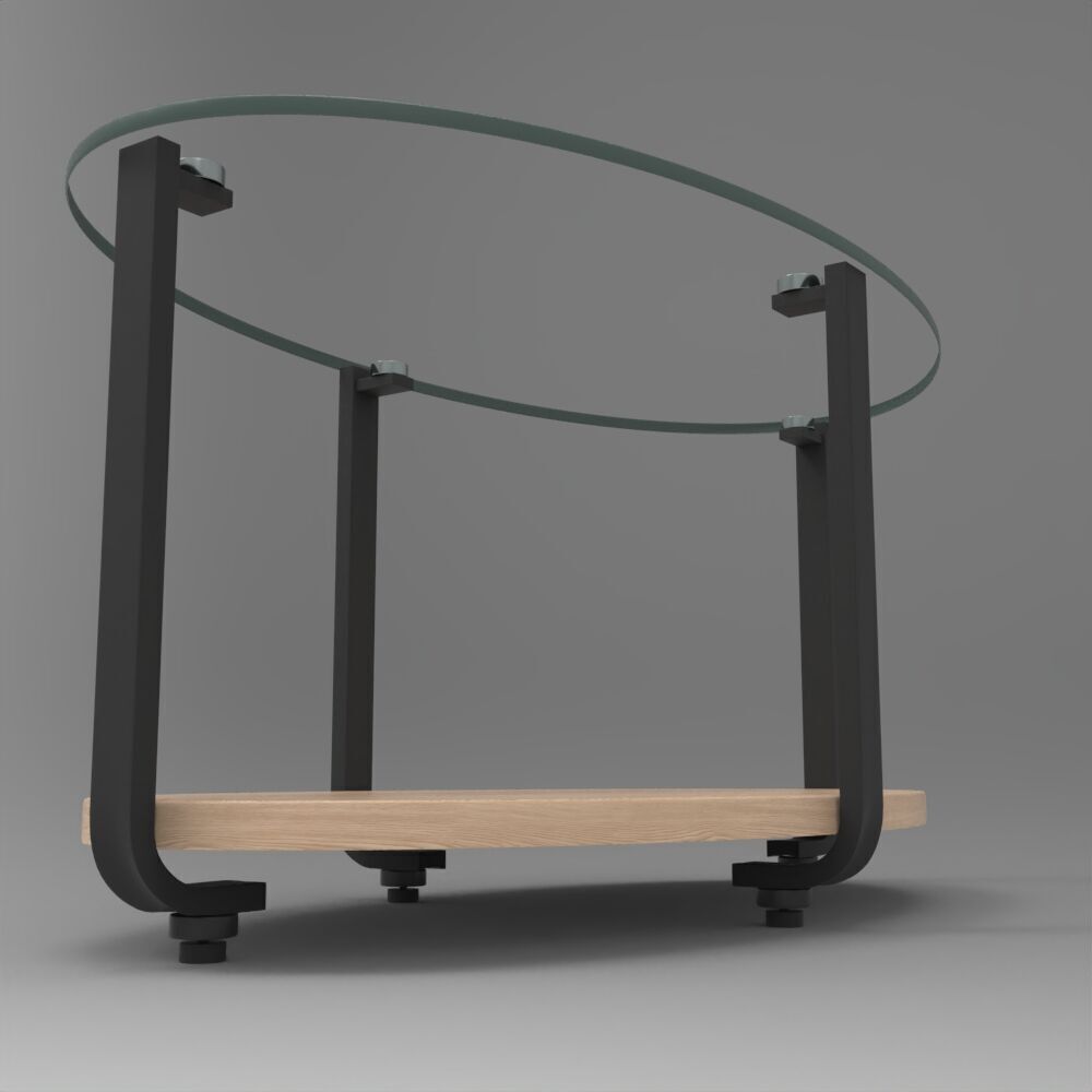 Table016 Low-poly 3D model_2