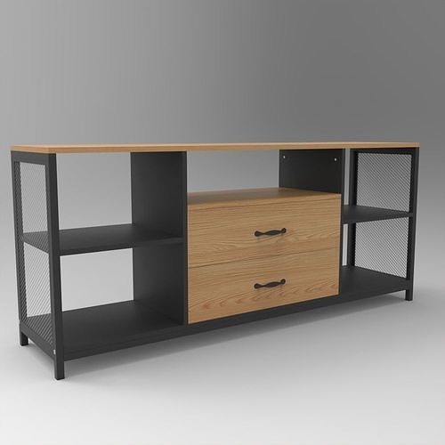 Table015 Low-poly 3D model