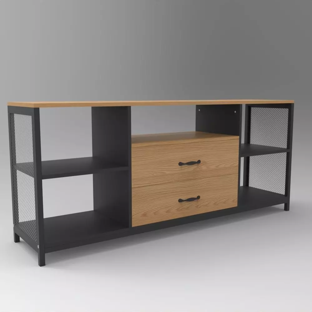 Table015 Low-poly 3D model_0