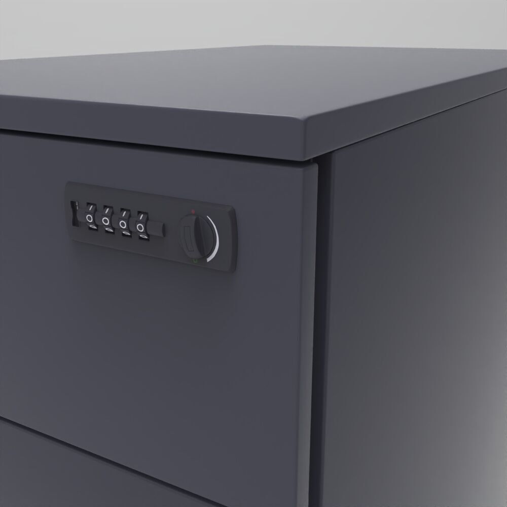 Table012 Low-poly 3D model_2