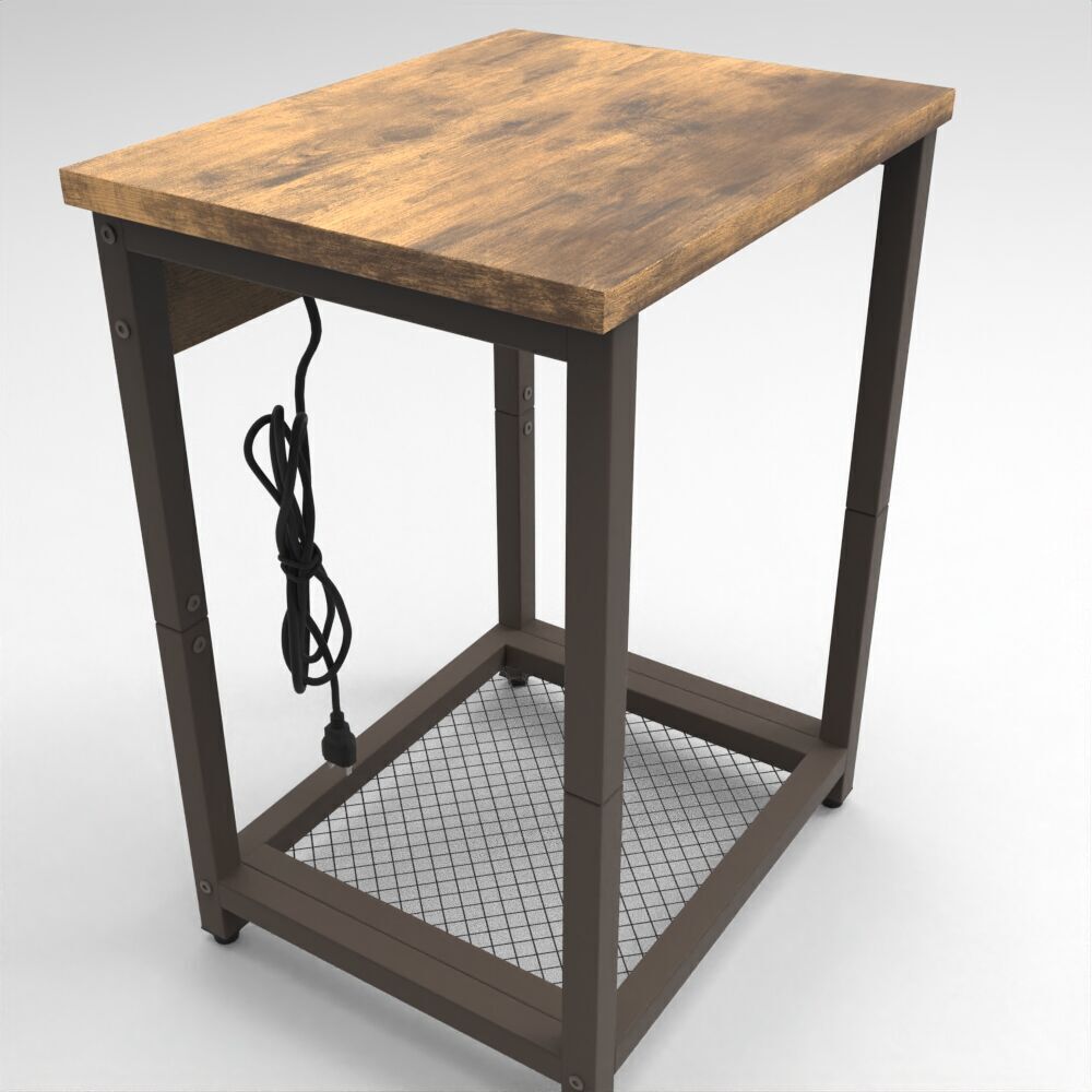 Table010 Low-poly 3D model_2