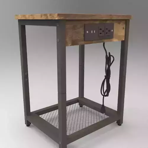 Table010 Low-poly 3D model