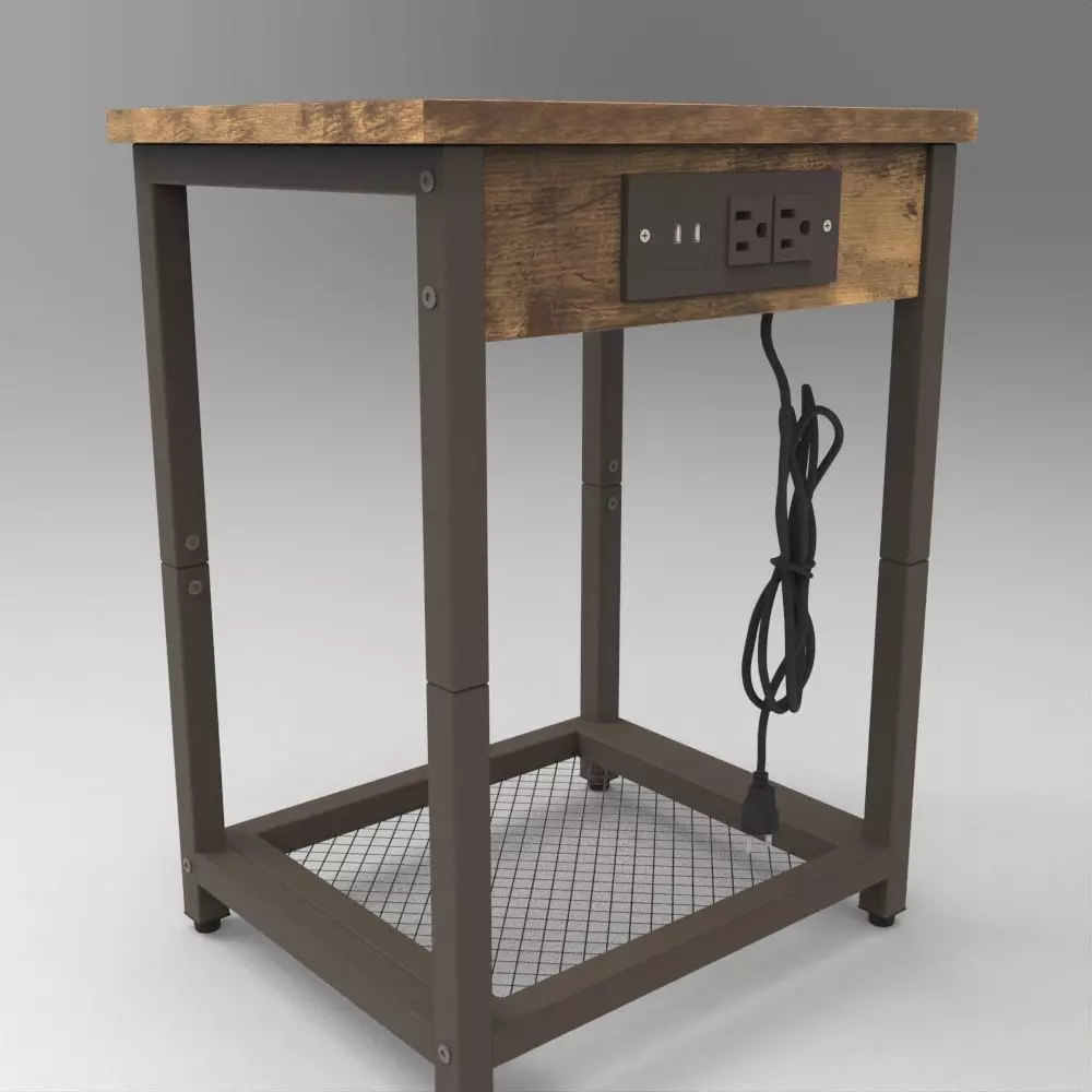 Table010 Low-poly 3D model_0