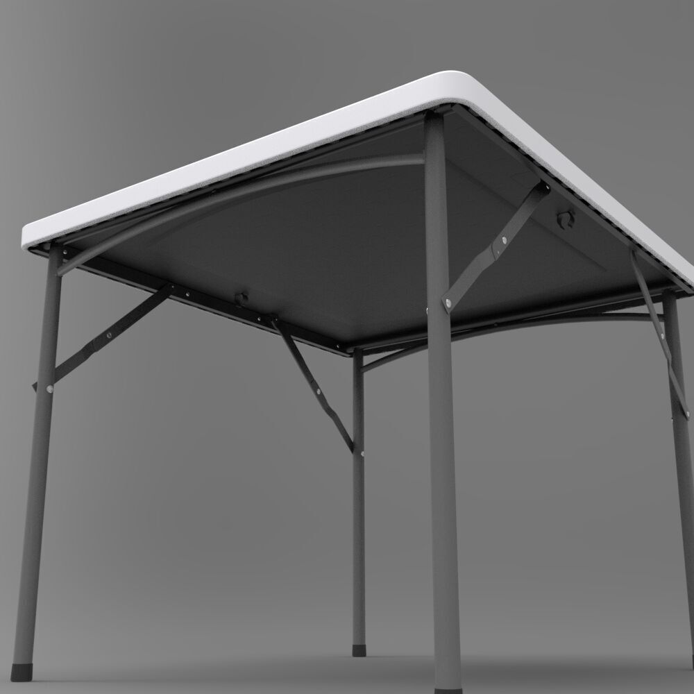 Table009 Low-poly 3D model_1