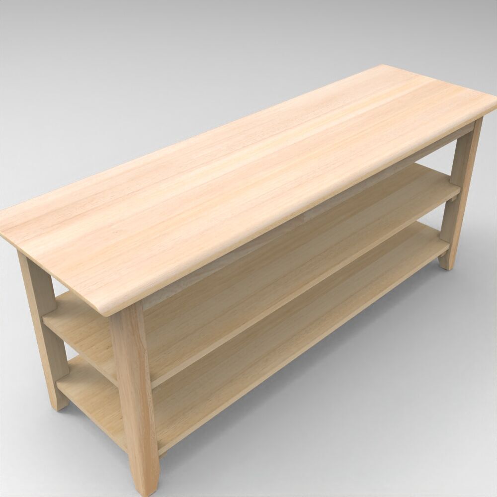 Table008 Low-poly 3D model_2