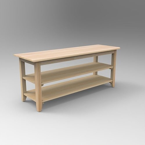 Table008 Low-poly 3D model