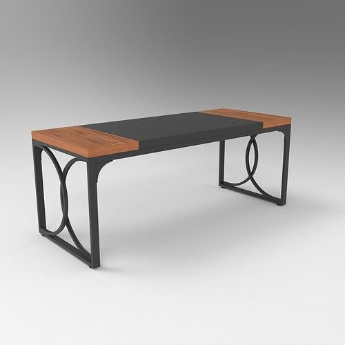 Table006 Low-poly 3D model