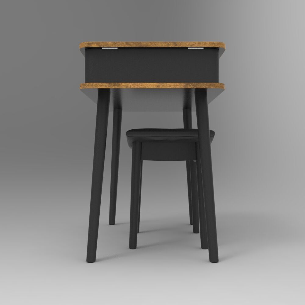 Table005 Low-poly 3D model_2