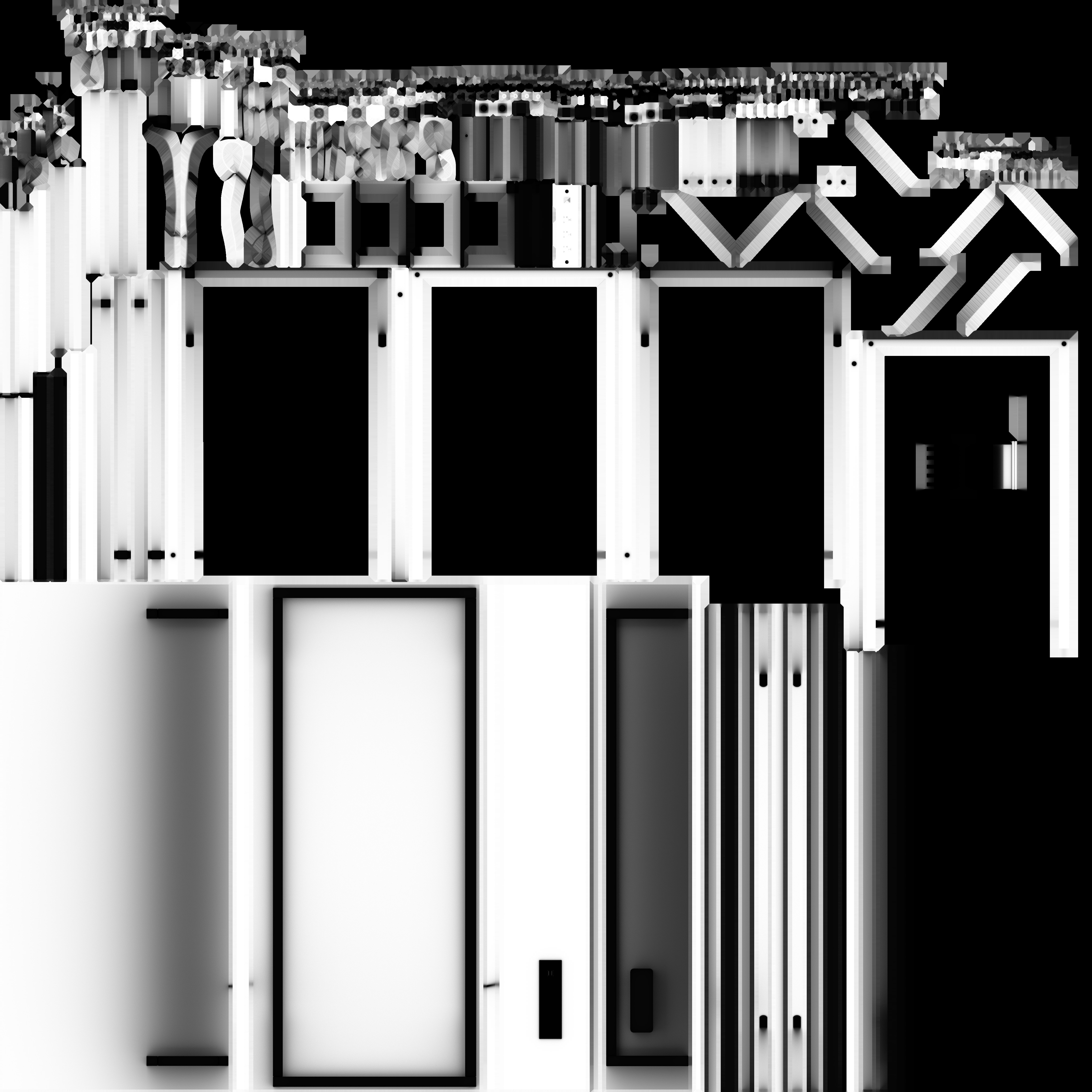 Table004 Low-poly 3D model_11