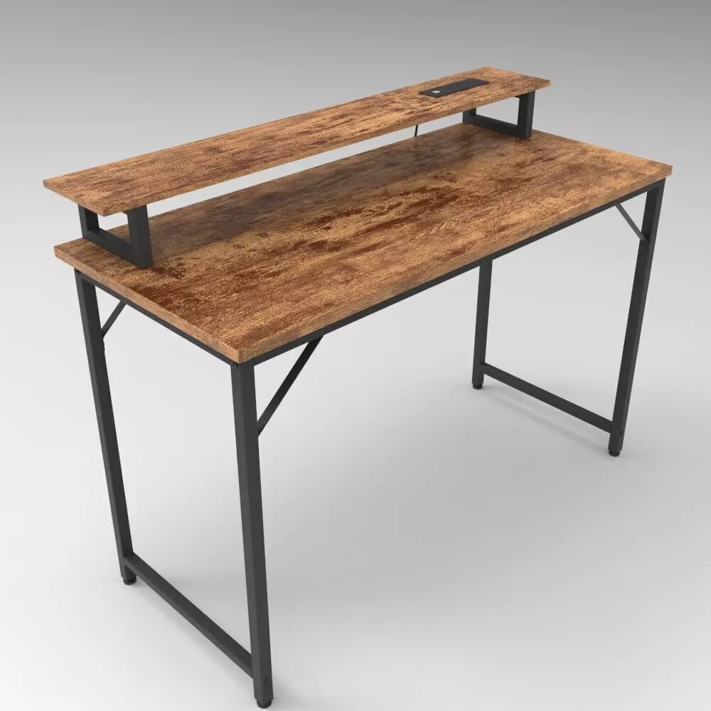 Table004 Low-poly 3D model_0