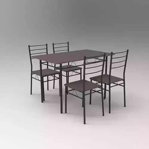 Table003 Low-poly 3D model