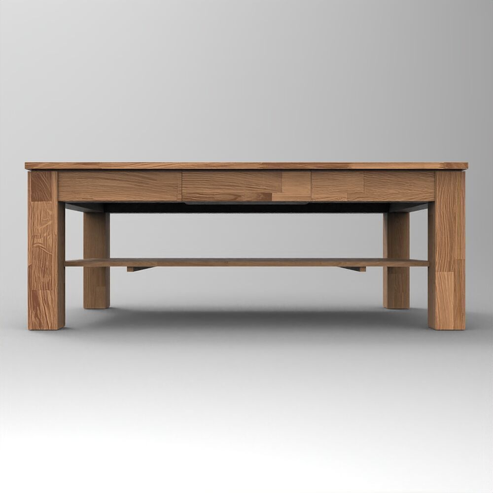 Table001 Low-poly 3D model_1