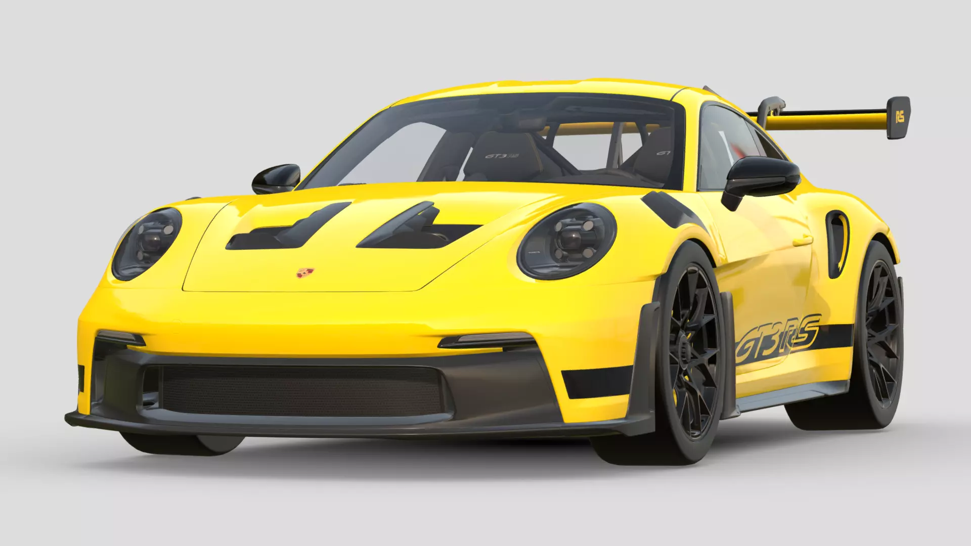 Porsche 911 GT3 RS 992 3D model_0