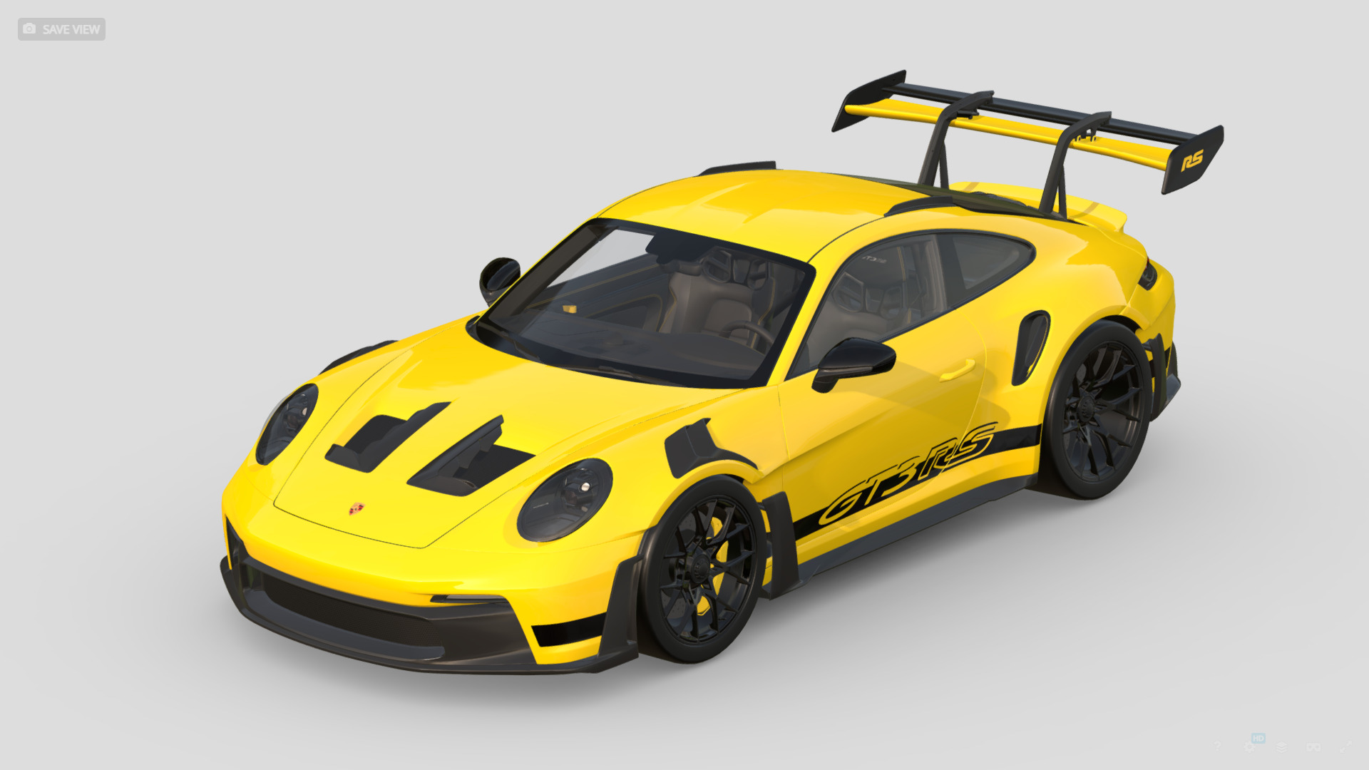 Porsche 911 GT3 RS 992 3D model_2