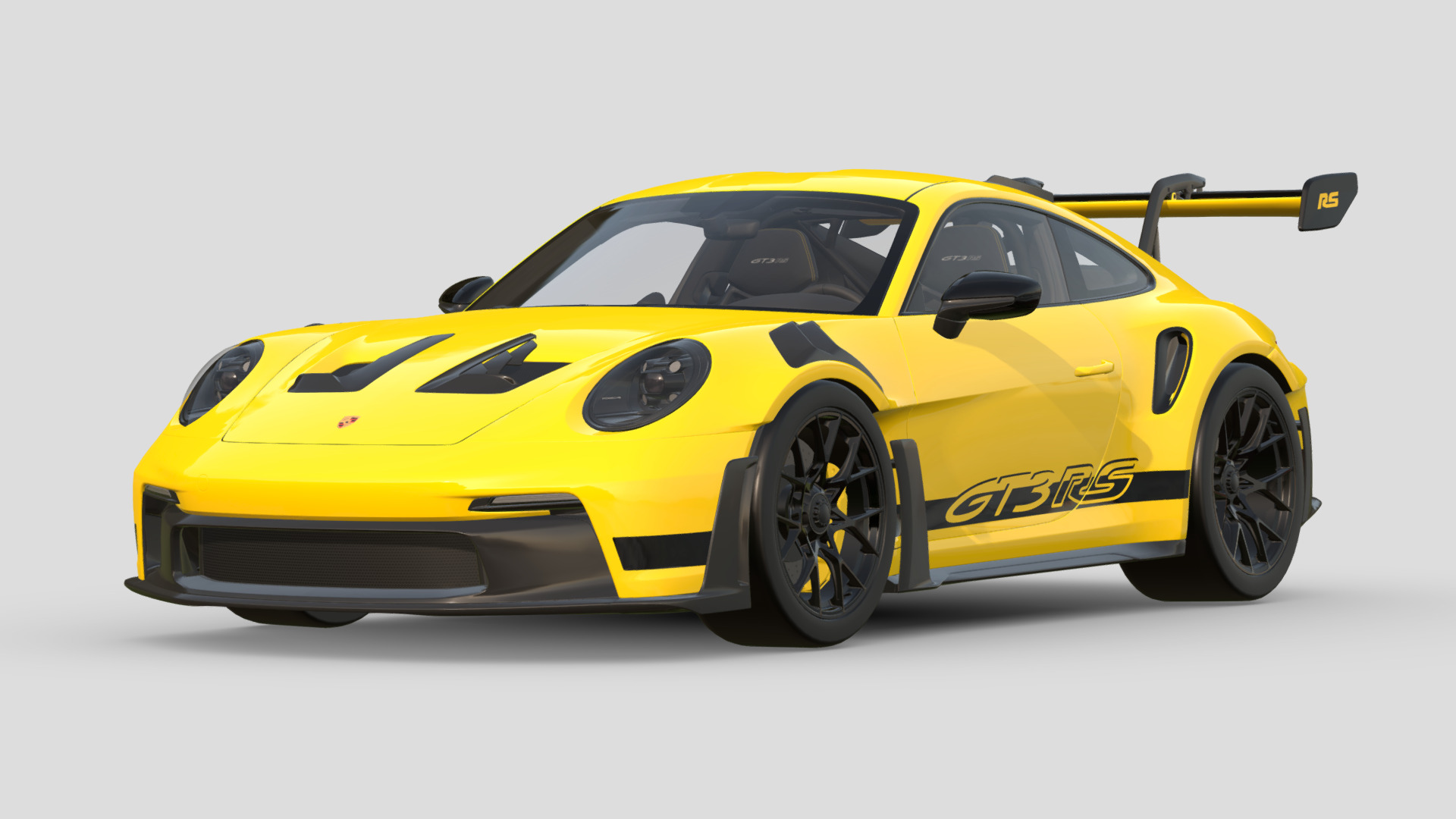 Porsche 911 GT3 RS 992 3D model_4