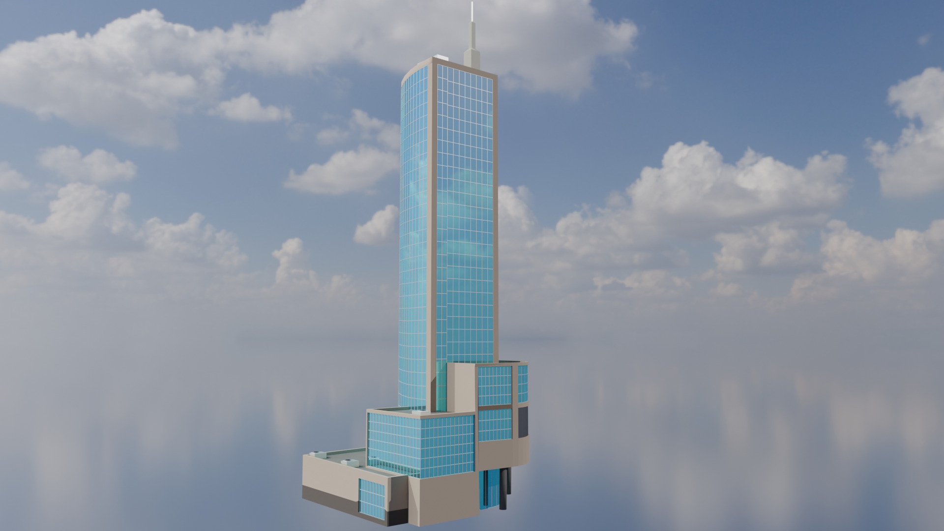 Skycore Tower Free 3D model_3