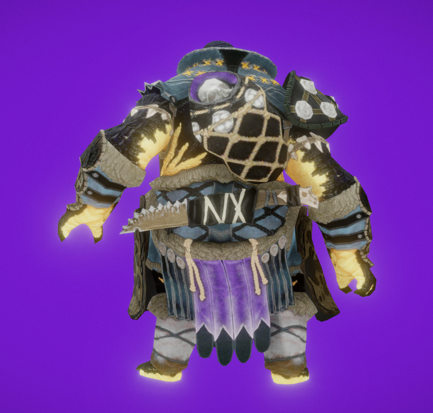 Dark Bogmaw Low-poly 3D model_1