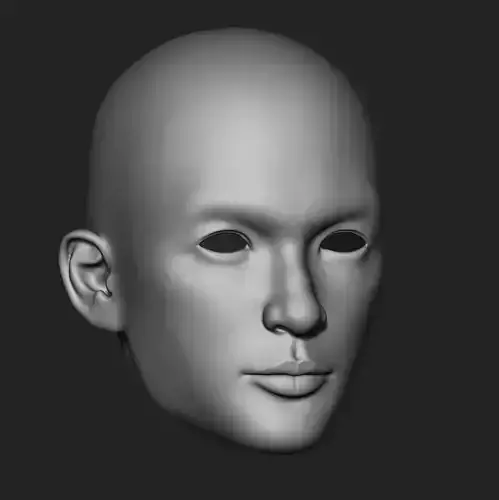 BJD Male 3D Doll Head RF5 Authors Model 