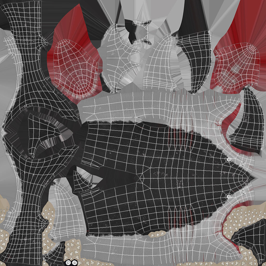 Great White Shark Low-poly 3D model_46