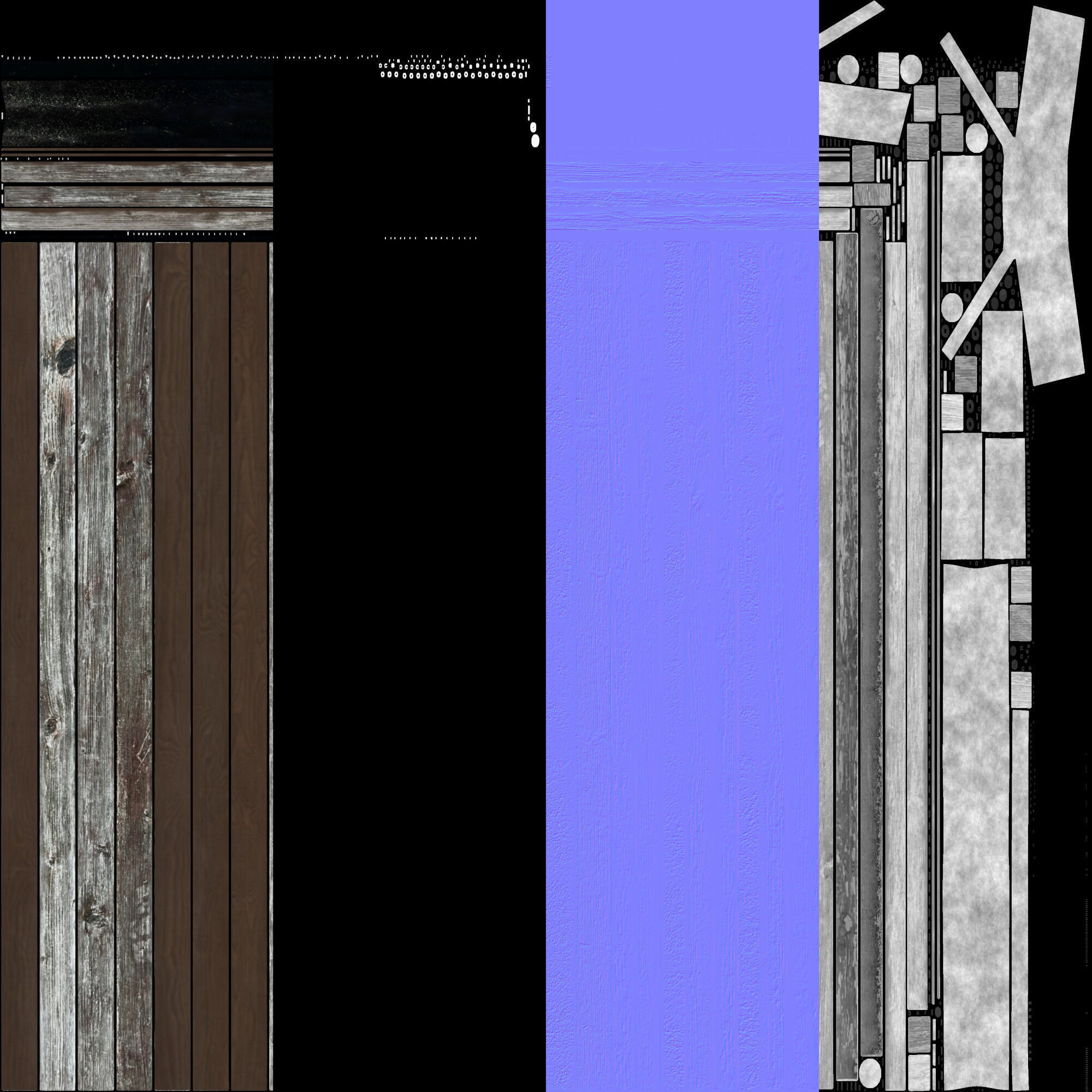 Park Bench 3D model_13