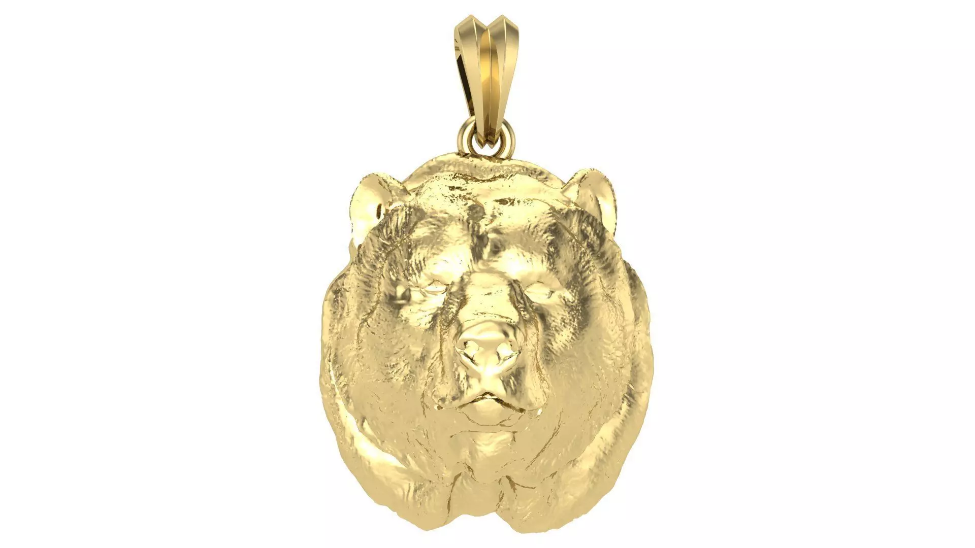 Dire Bear Pendant 3D print model