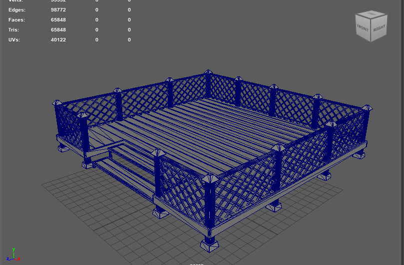 Wooden Terrace 3D model_15