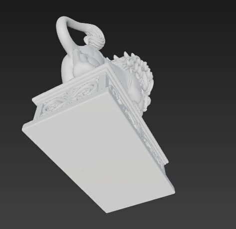 Embodiment of Wild Power Roaring Lion Figurine 3D print model_2