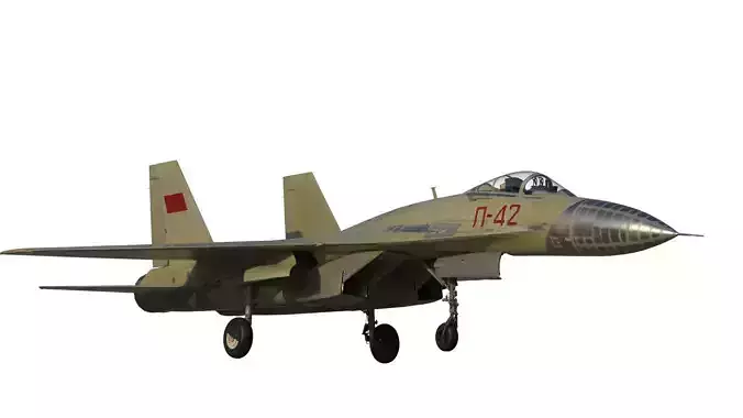 P-42 Record Aircraft 3D model