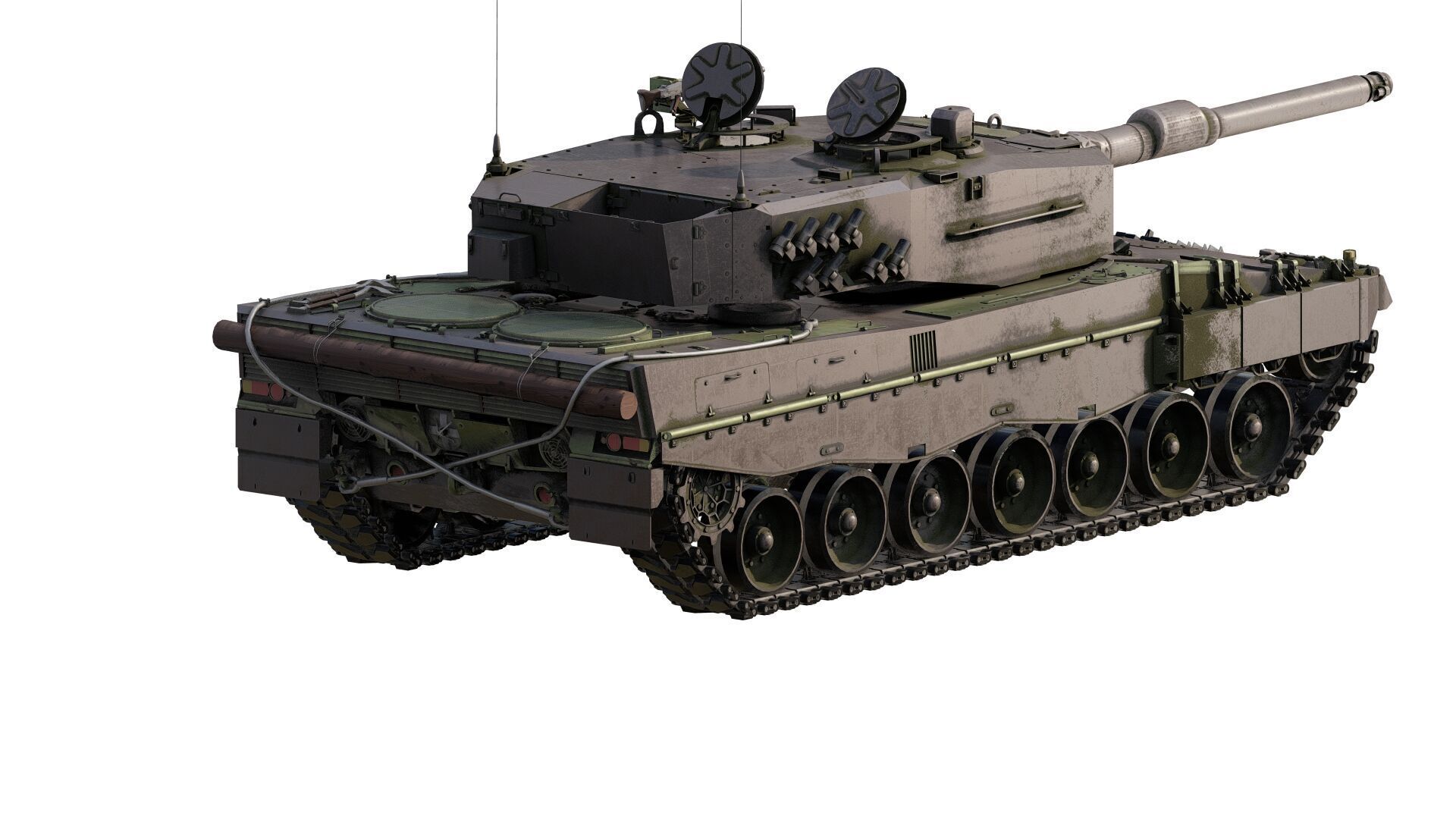 Leopard 2a4 3D model_3