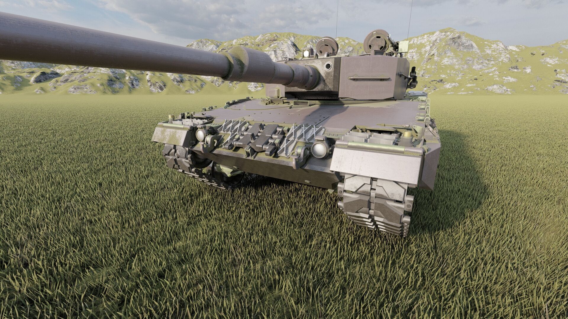 Leopard 2a4 3D model_15