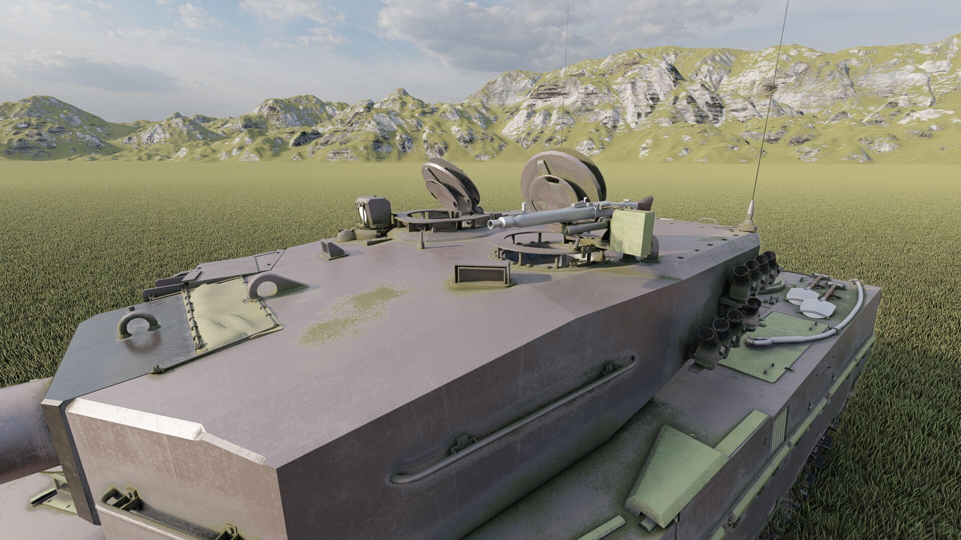 Leopard 2a4 3D model_17