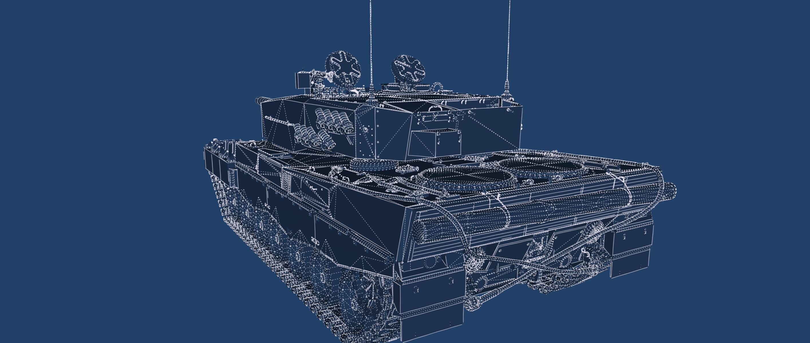 Leopard 2a4 3D model_43