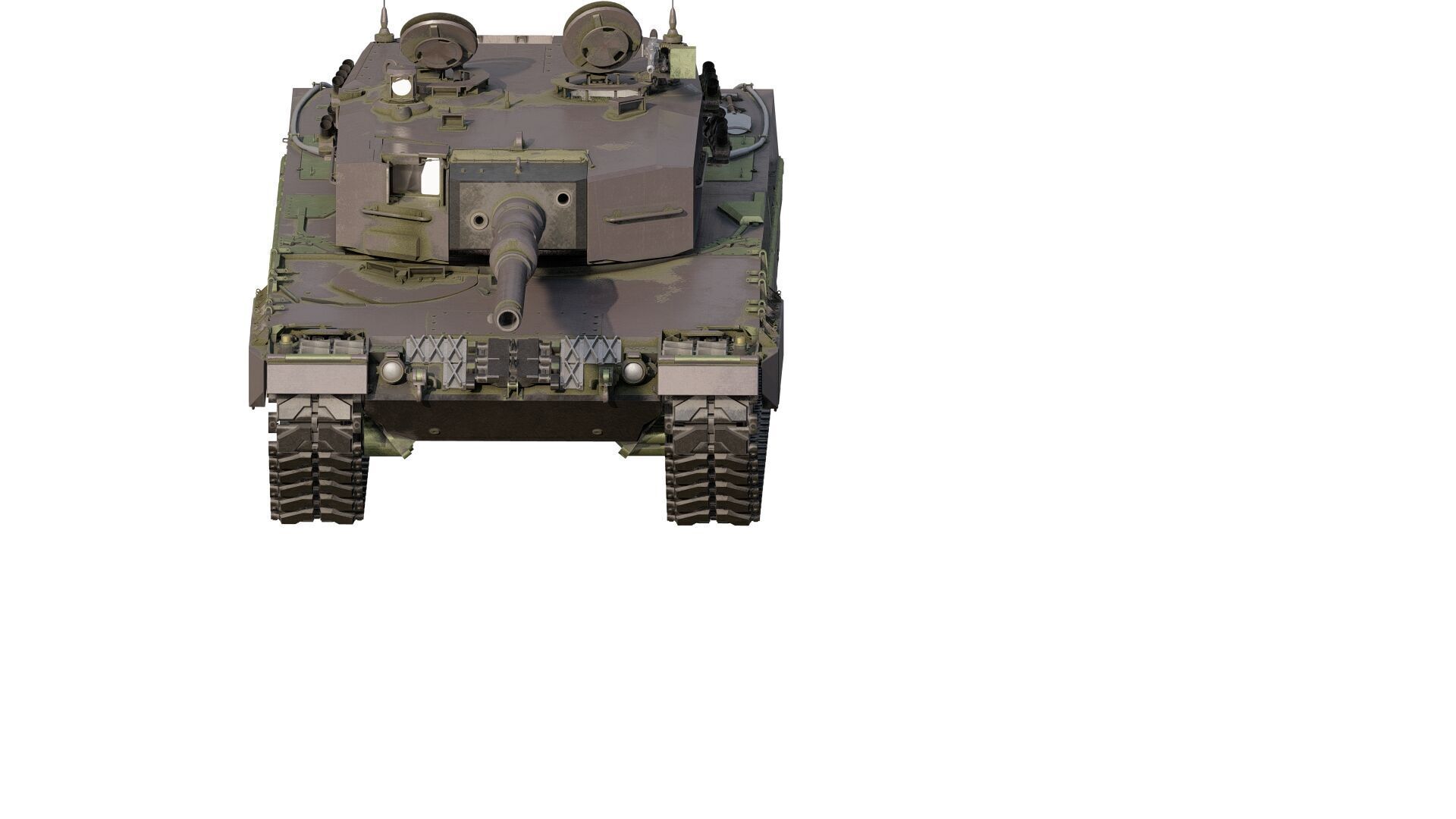 Leopard 2a4 3D model_1