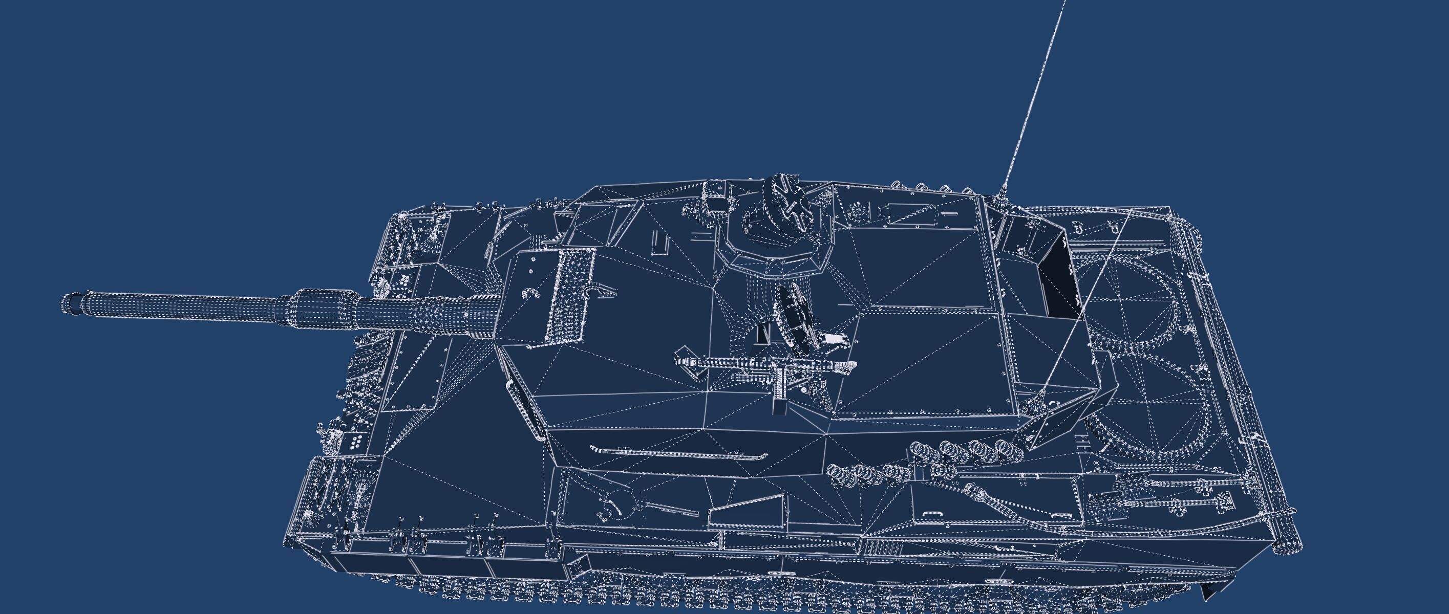 Leopard 2a4 3D model_44