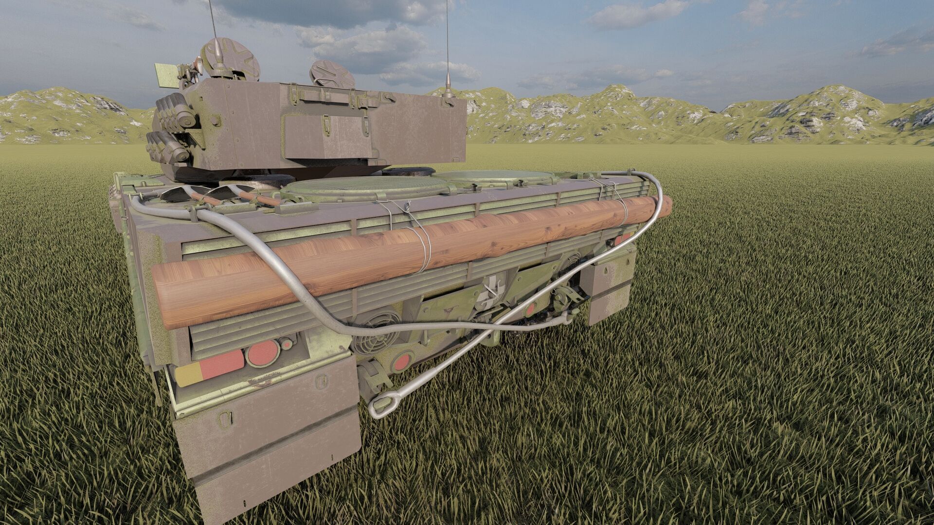 Leopard 2a4 3D model_9