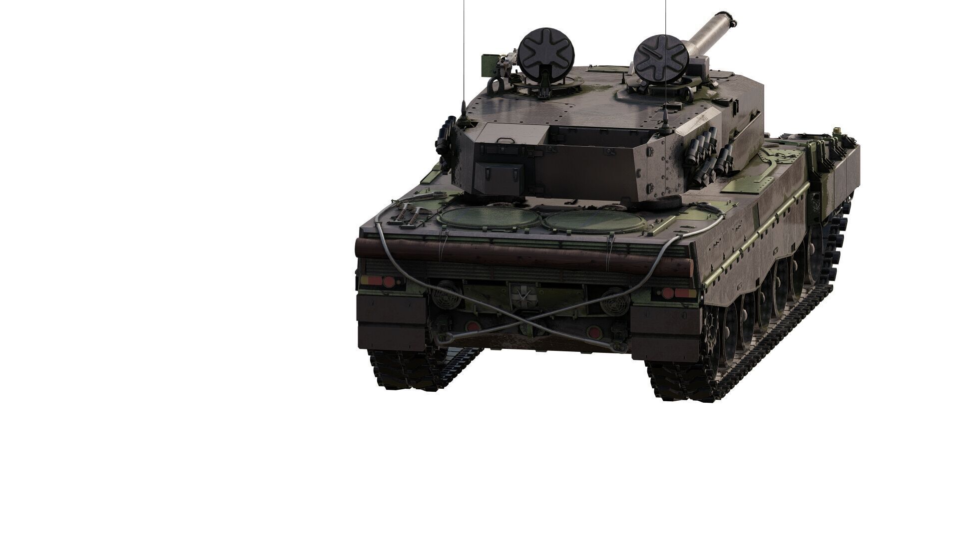 Leopard 2a4 3D model_4