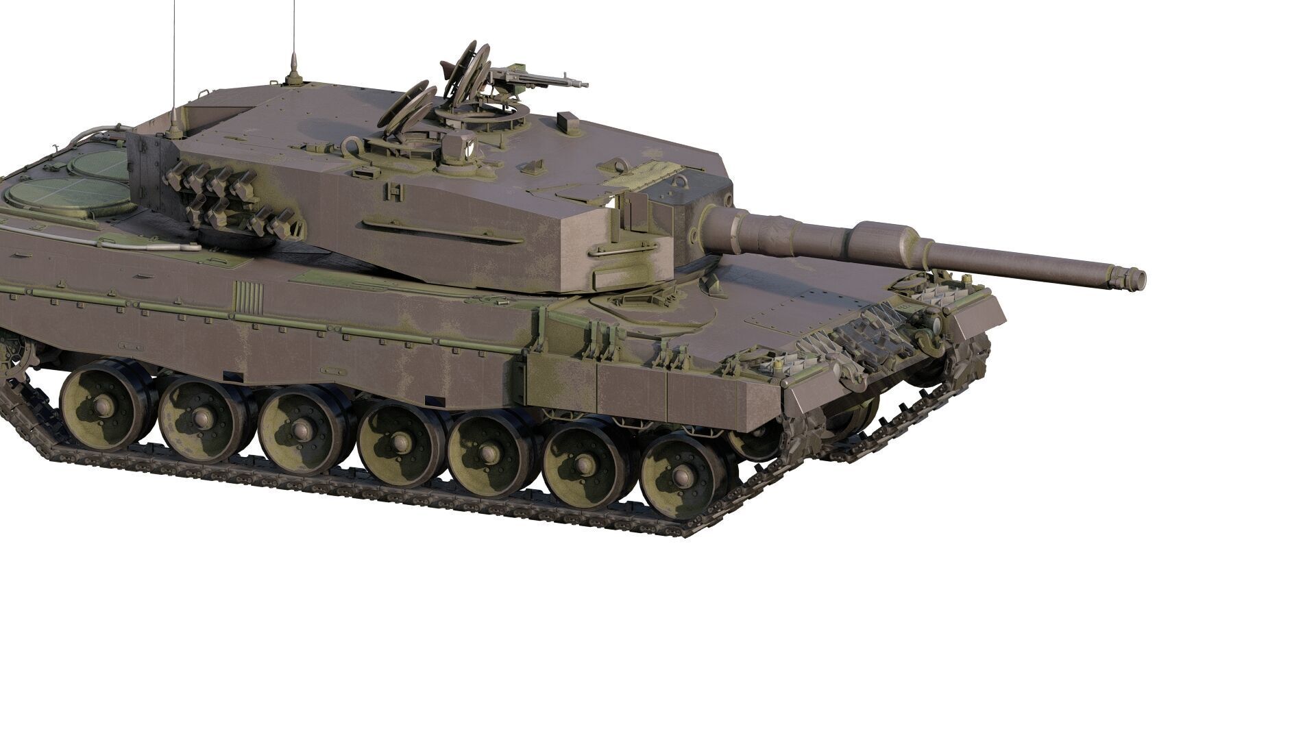 Leopard 2a4 3D model_2