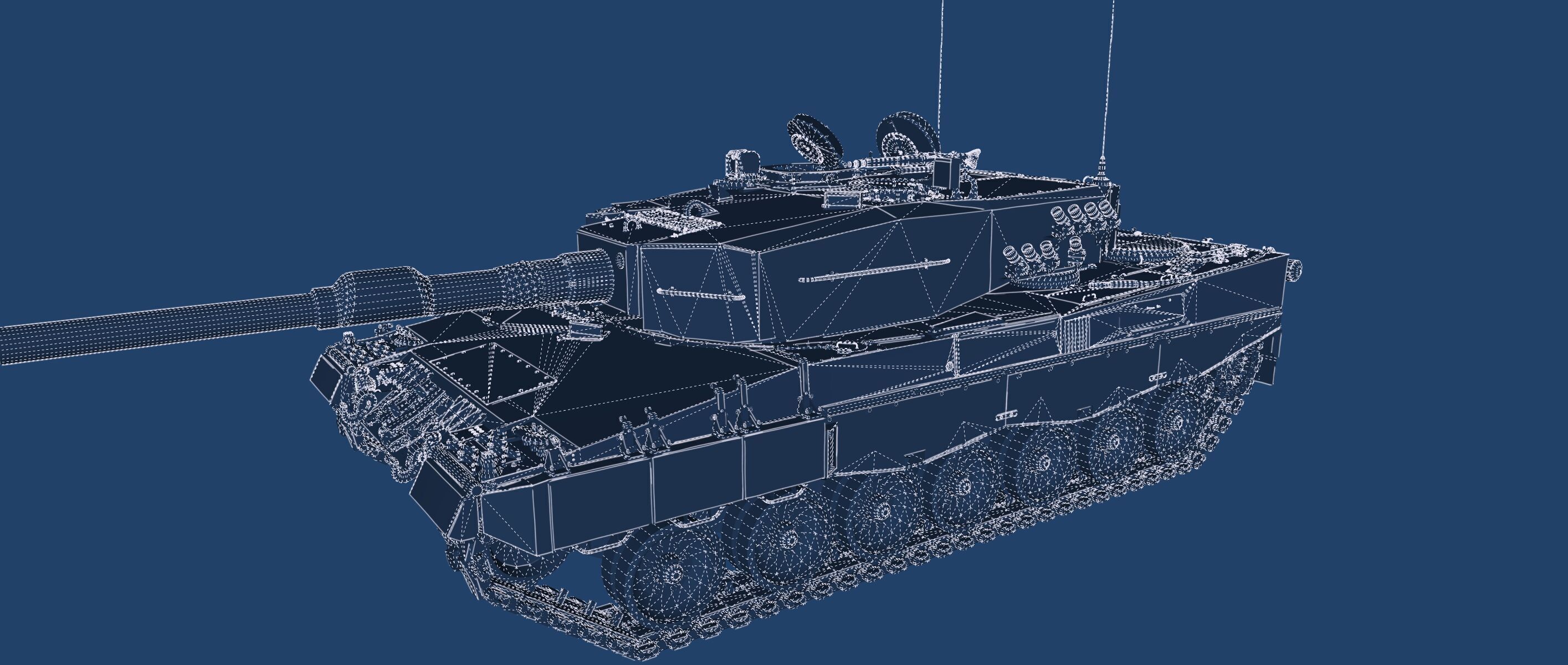 Leopard 2a4 3D model_42
