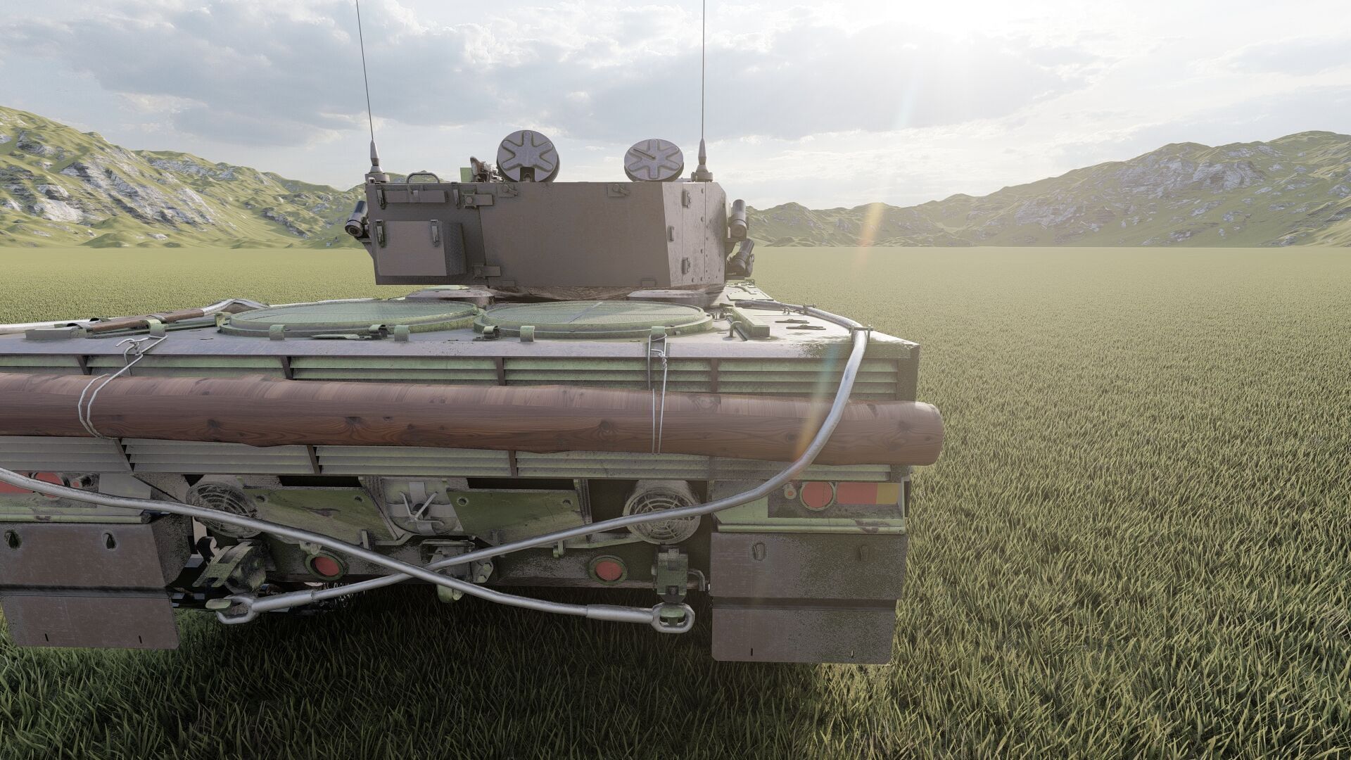 Leopard 2a4 3D model_10