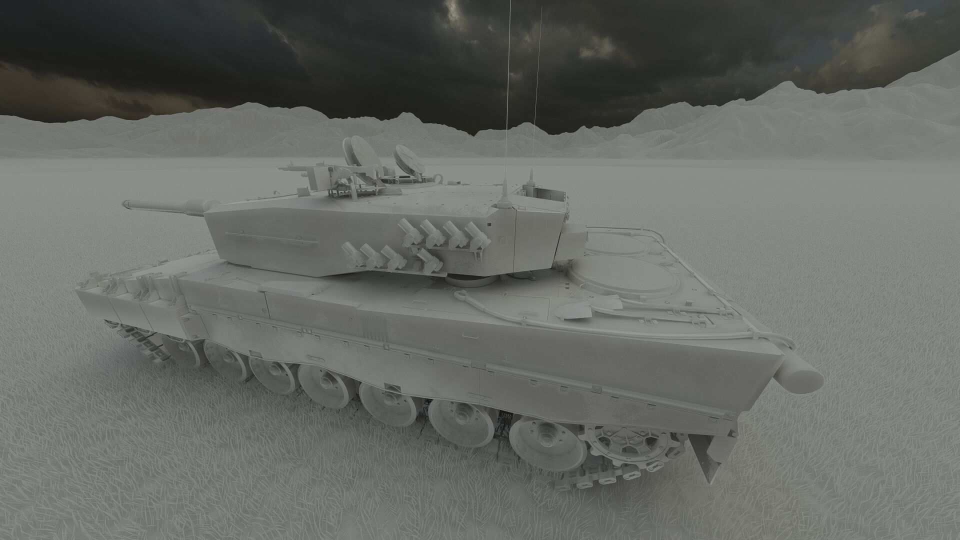 Leopard 2a4 3D model_34