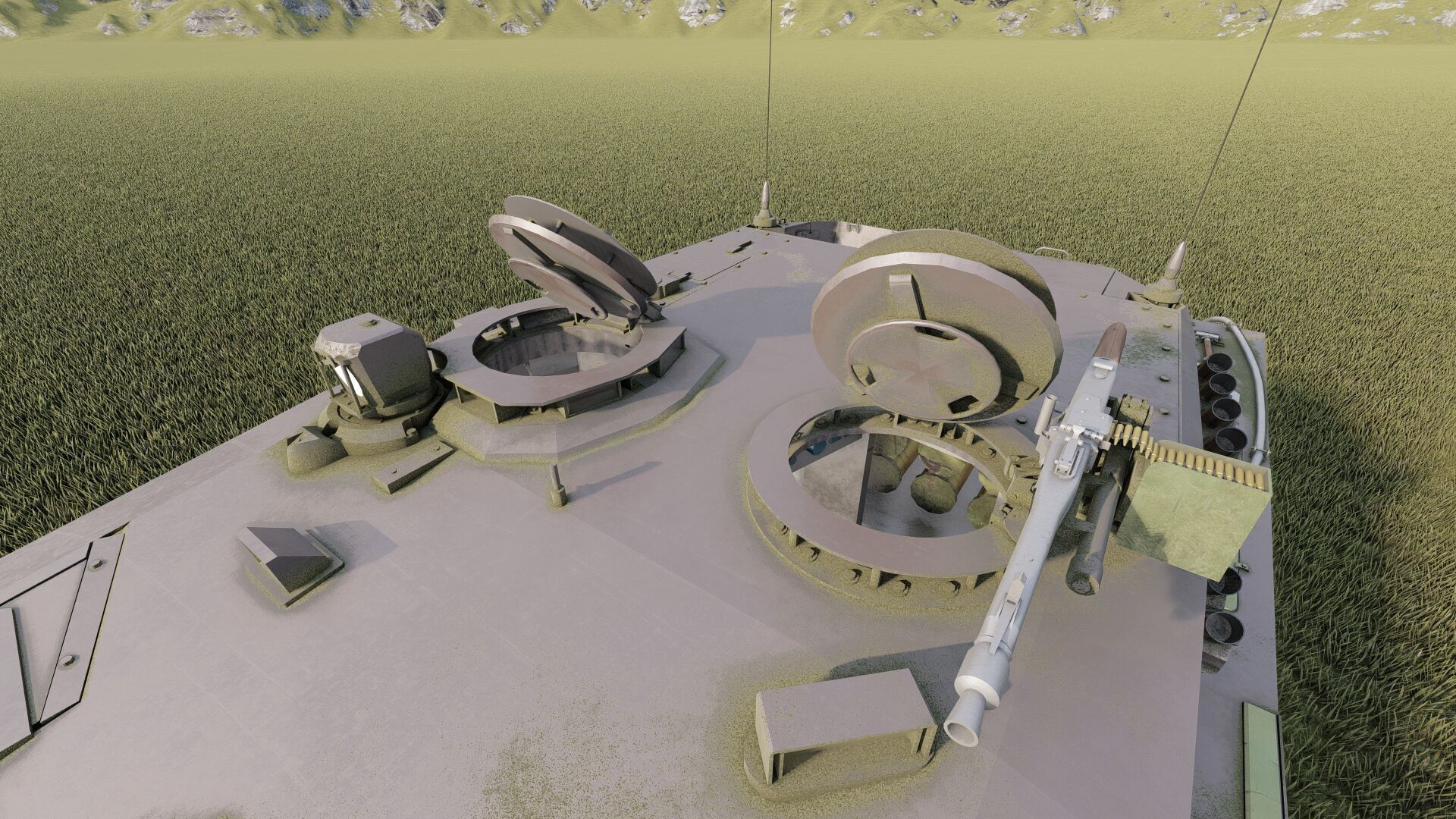 Leopard 2a4 3D model_21