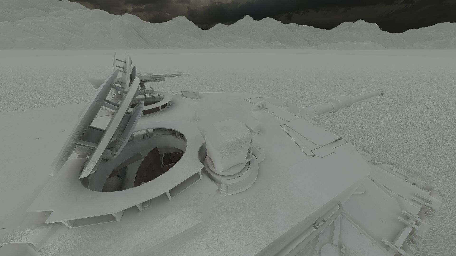 Leopard 2a4 3D model_38