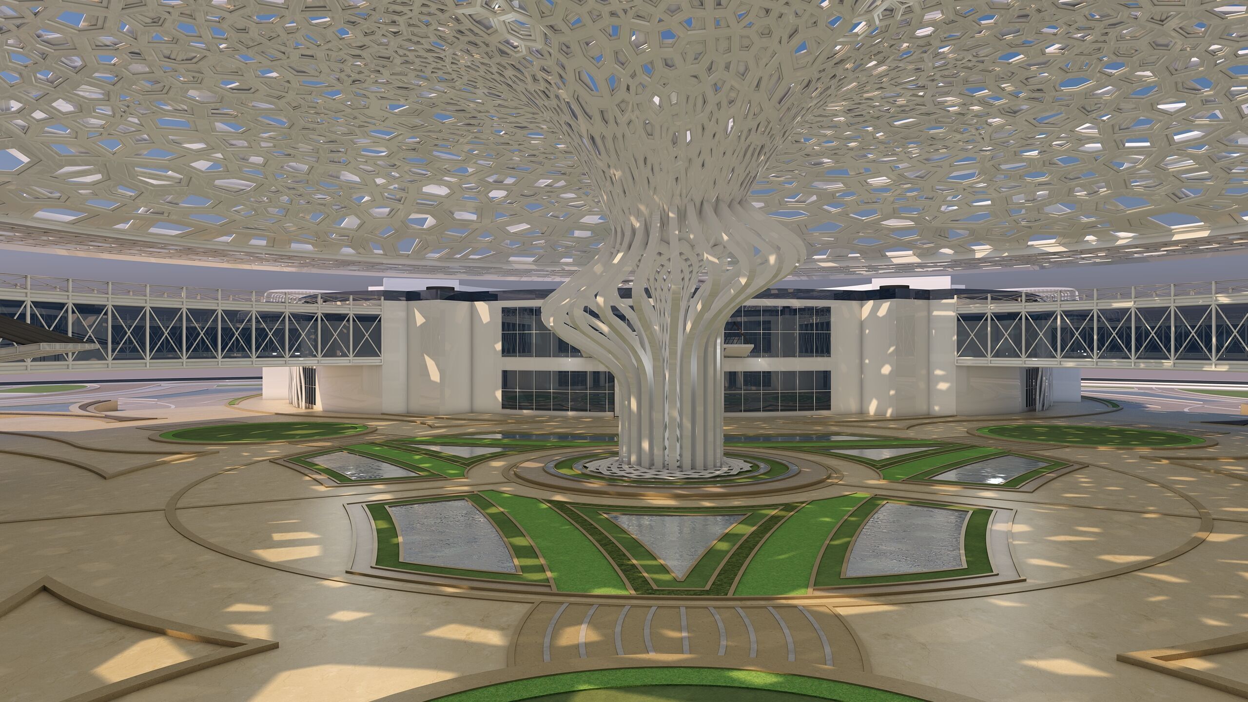 0212 - Complex Plaza Mall 3D model | CGTrader