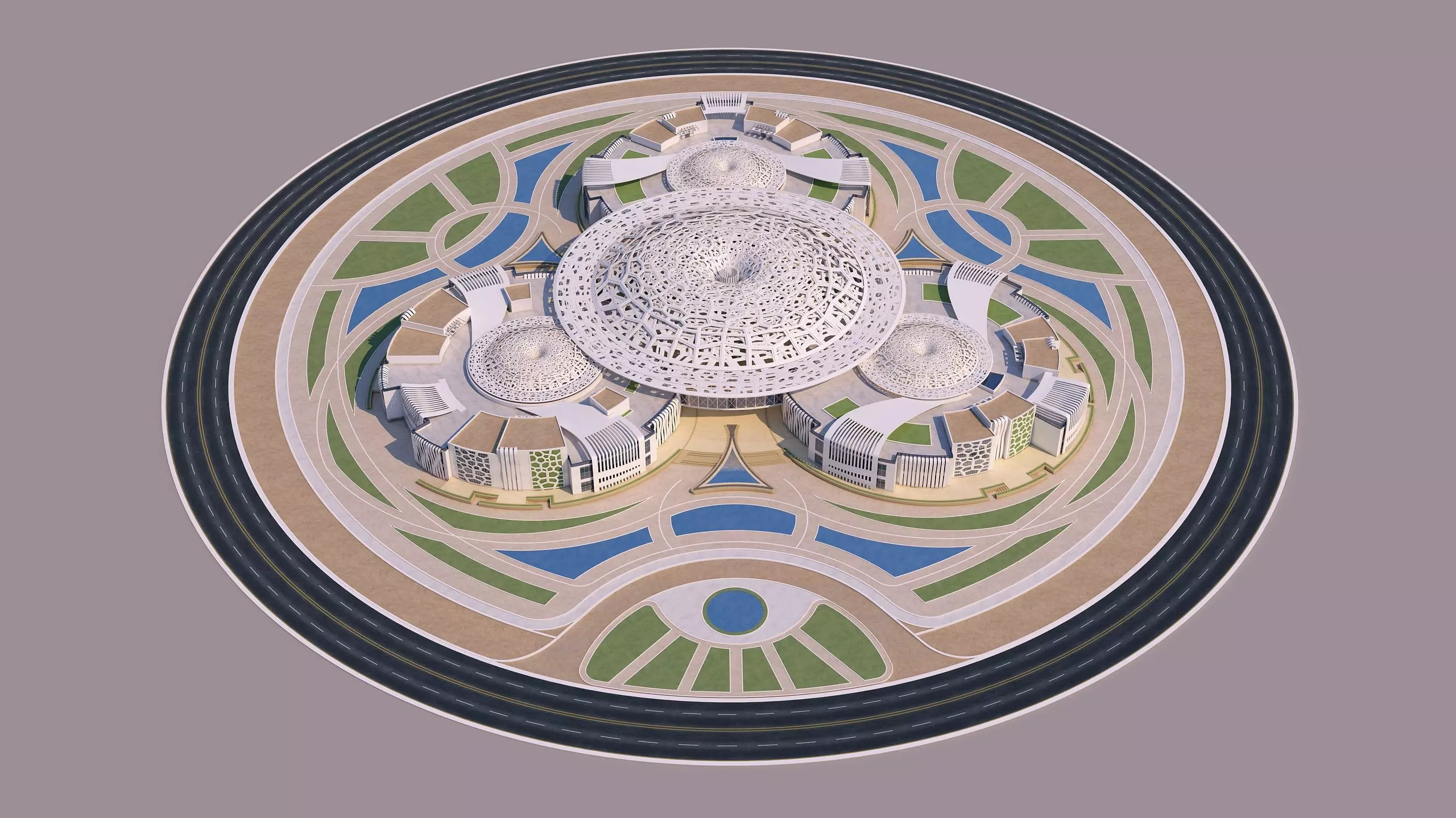 0212 - Complex Plaza Mall 3D model