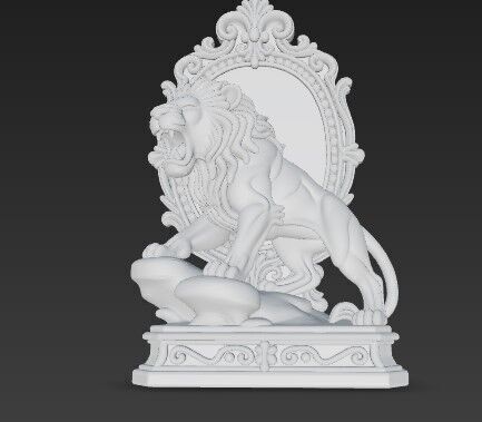 Wild Power in an Artistic Frame 3D print model_15