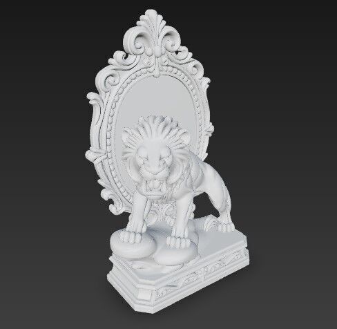 Wild Power in an Artistic Frame 3D print model_2