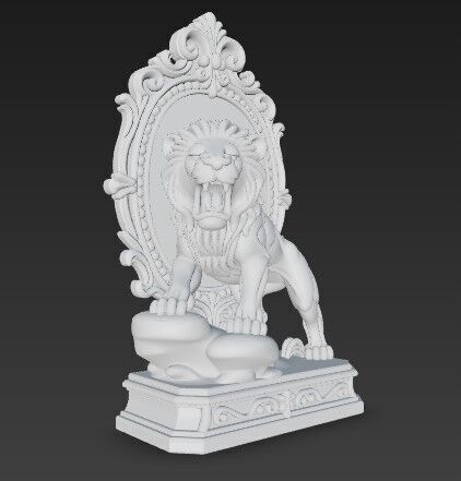 Wild Power in an Artistic Frame 3D print model_6