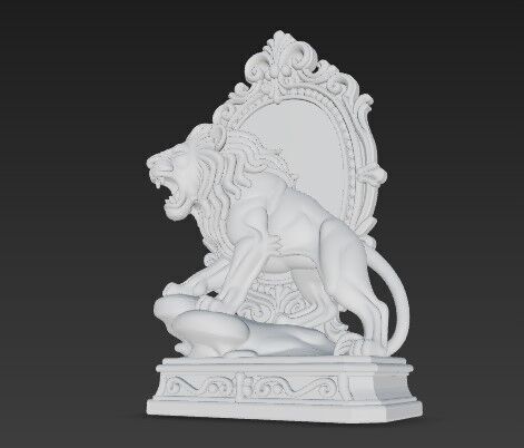 Wild Power in an Artistic Frame 3D print model_14