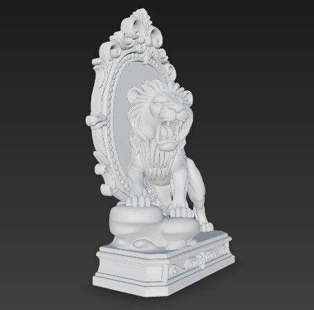 Wild Power in an Artistic Frame 3D print model_7