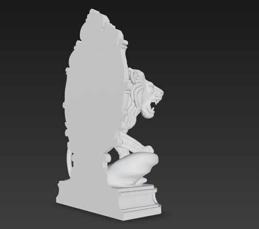 Wild Power in an Artistic Frame 3D print model_9